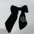 BLOOPER ACCESSORY: Monogrammed Velvet Bow