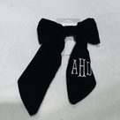 BLOOPER ACCESSORY: Monogrammed Velvet Bow