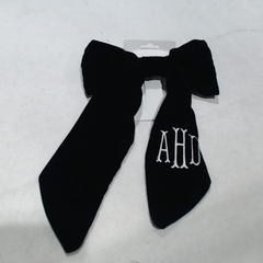 BLOOPER ACCESSORY: Monogrammed Velvet Bow