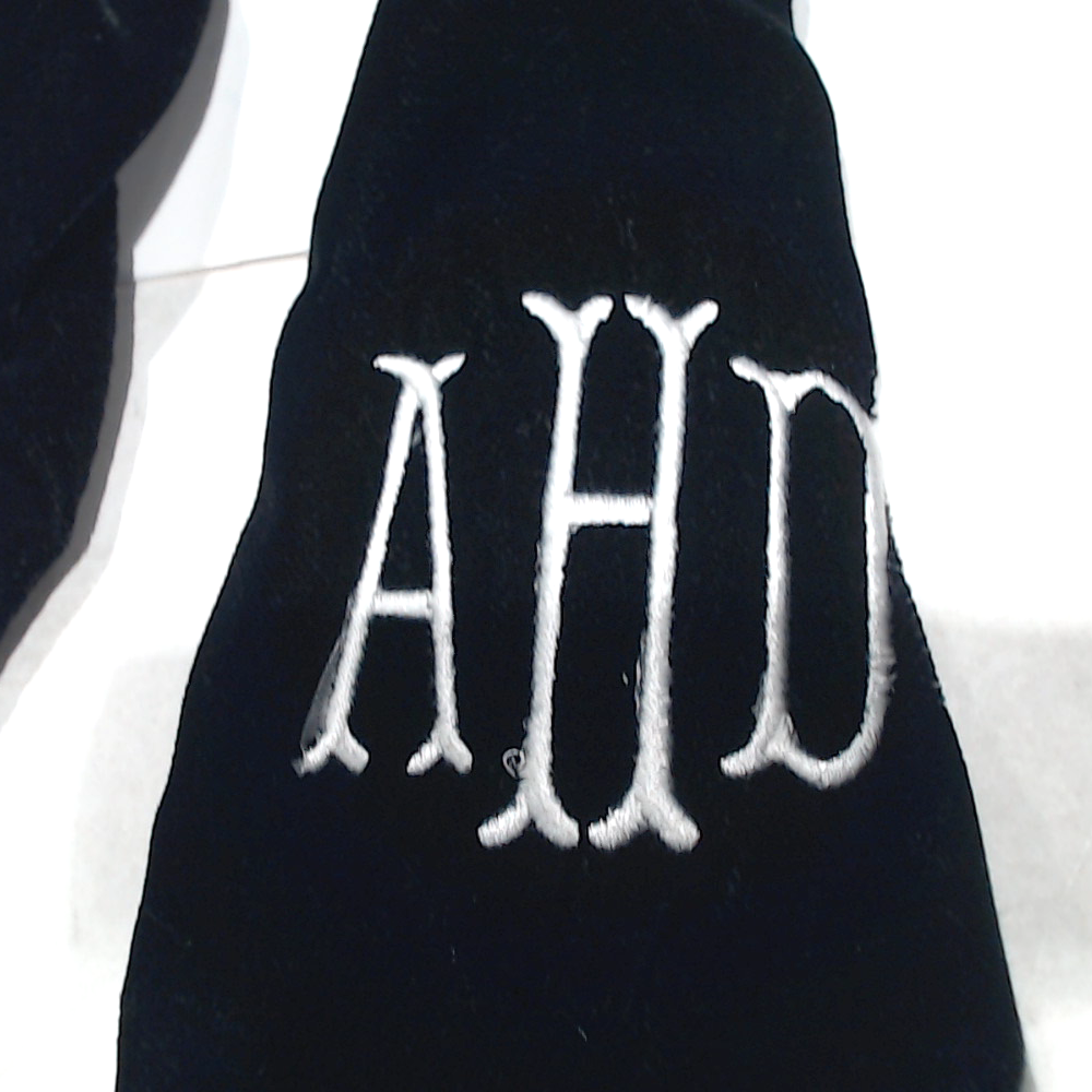 BLOOPER ACCESSORY: Monogrammed Velvet Bow