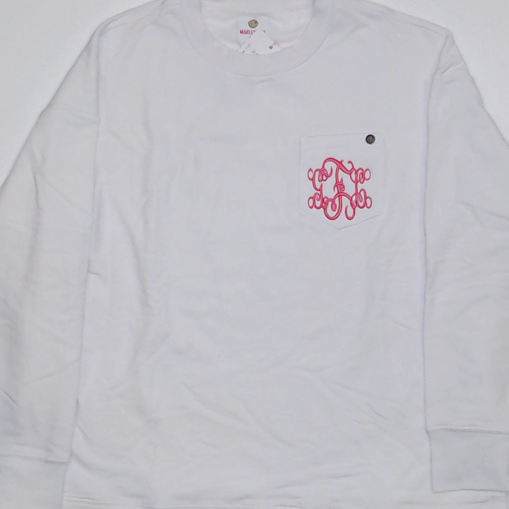 BLOOPER CLOTHING: Monogrammed Crewneck Sweatshirt