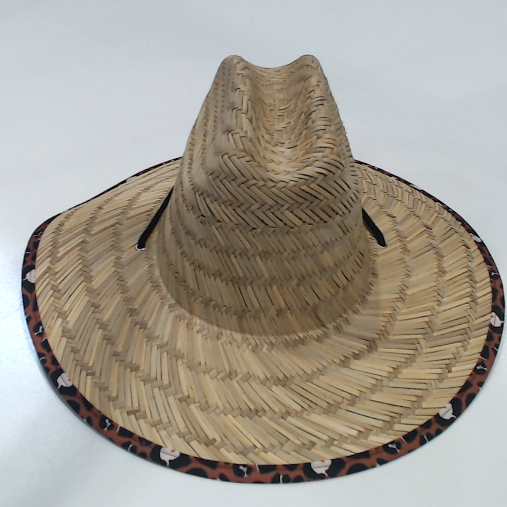 BLOOPER ACCESSORY: Monogrammed Straw Hat