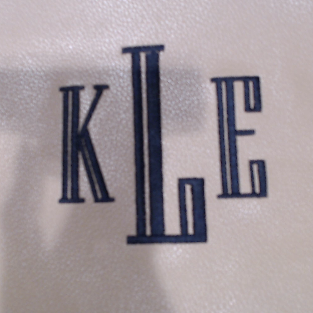 BLOOPER BAG: Monogrammed Scalloped Tote Bag