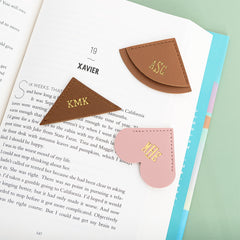 Trio of corner bookmarks on book1