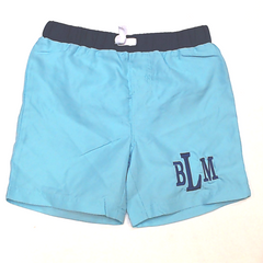 BLOOPER KIDS: Monogrammed Boys Swim Trunks