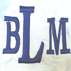 BLOOPER KIDS: Monogrammed Boys Swim Trunks