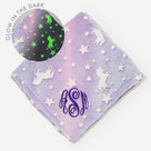 Personalized Kids Plush Blanket | Unicorn