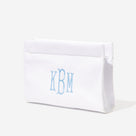 Monogrammed Terry Toiletry Bag | White