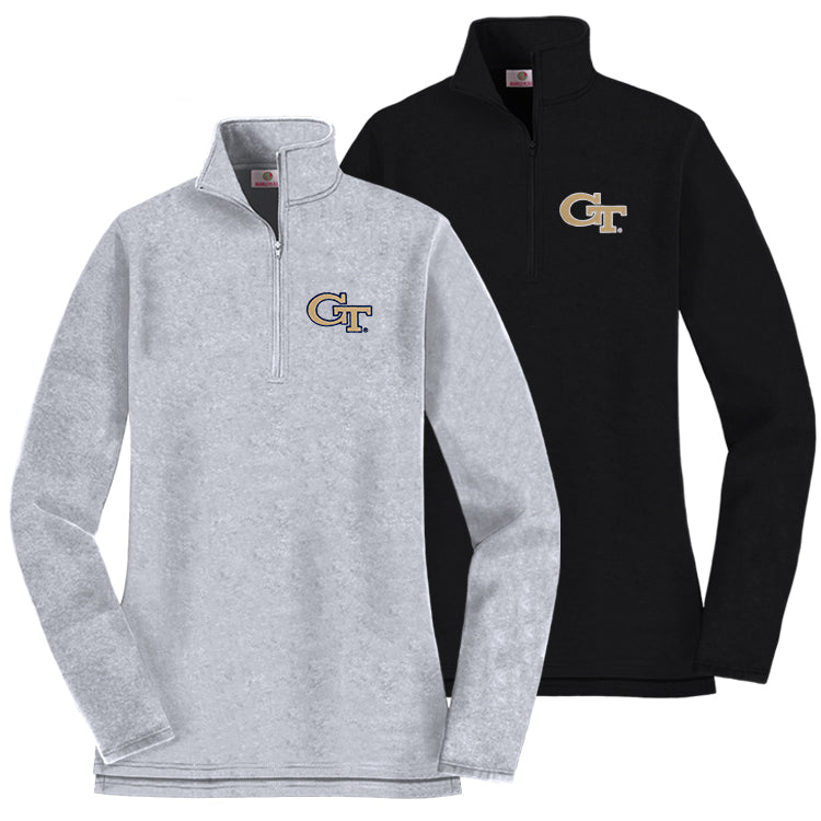 georgia tech pullover sweatshirts in grey and black