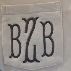 BLOOPER CLOTHING: Monogrammed Colorblock Sweatshirt