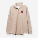 NC State Wolfpack Heathered Fleece Pullover | Tan