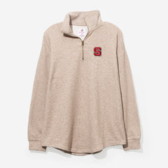 NC State Wolfpack Heathered Fleece Pullover WBG