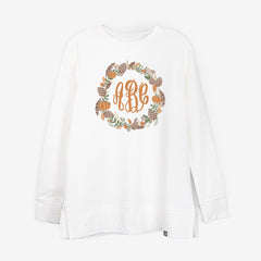 Personalized Fall Crewneck Sweatshirt | Pumpkin