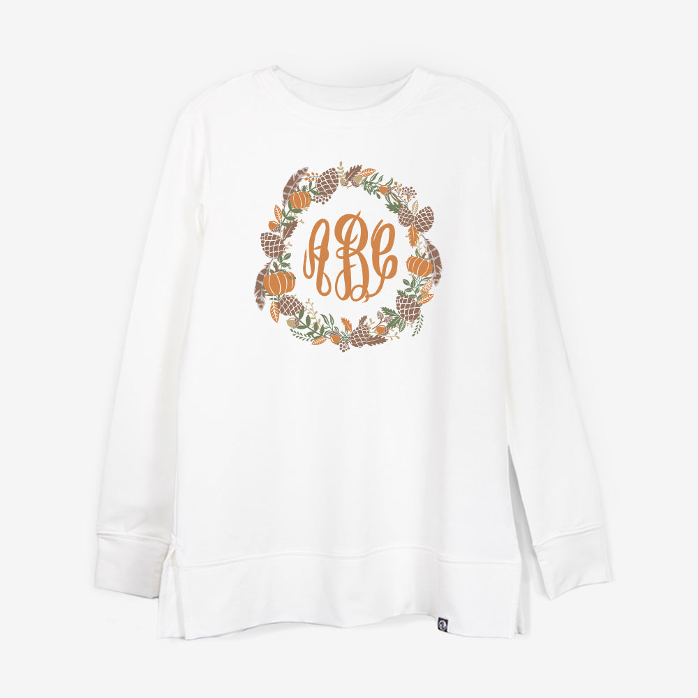 Personalized Fall Crewneck Sweatshirt | Pumpkin