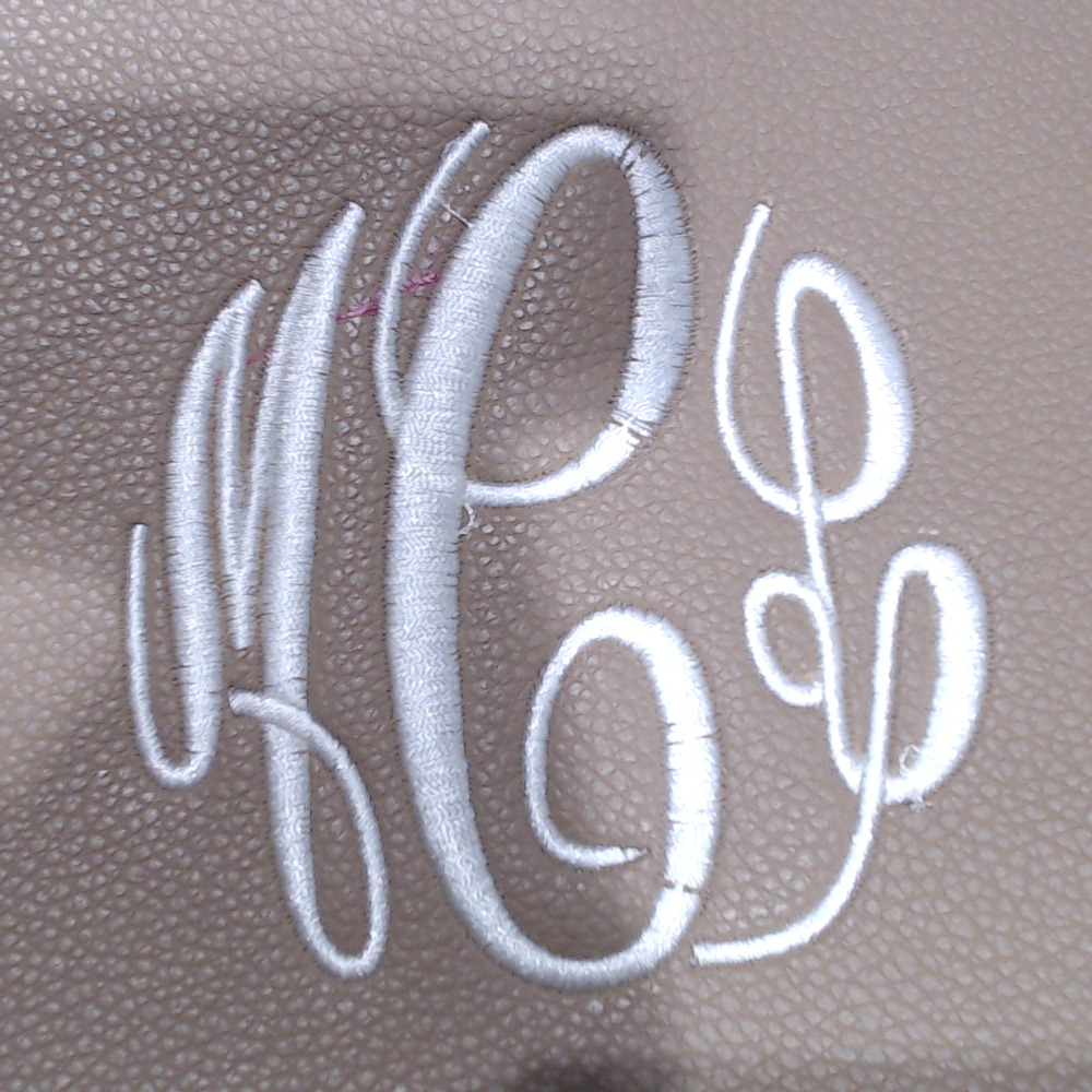 BLOOPER BAG: Monogrammed Bucket Bag