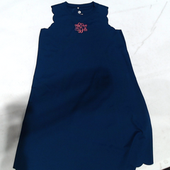 BLOOPER KIDS Monogrammed Girls Scallop Dress