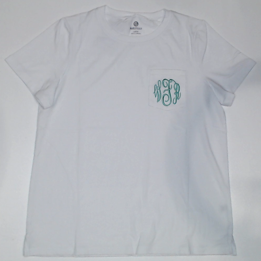 BLOOPER CLOTHING: Monogrammed Pocket T-Shirt