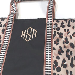 BLOOPER BAG: Monogrammed Weekend Bag