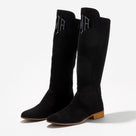 Monogrammed Riding Boot | Black