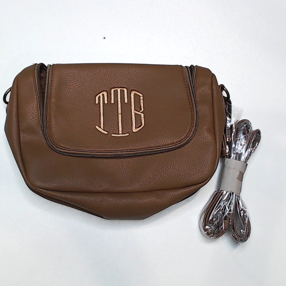 BLOOPER BAG: Monogrammed Satchel Crossbody