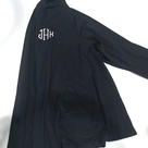 BLOOPER CLOTHING: Monogrammed Sweatshirt Cardigan