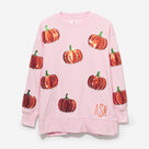 Monogrammed Sequin Fall Sweatshirt | Pink Pumpkins