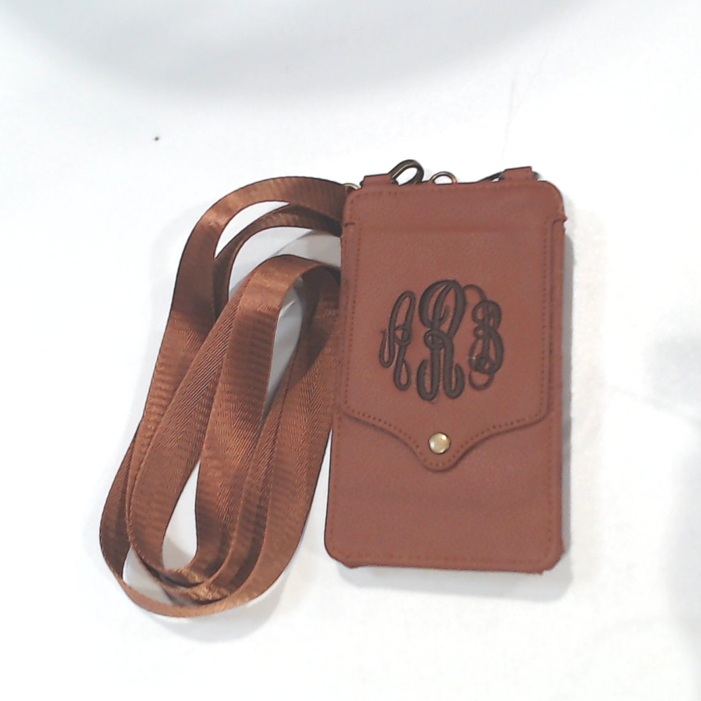 BLOOPER BAG: Monogrammed Phone Crossbody