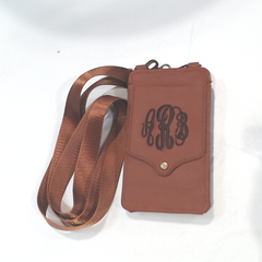 BLOOPER BAG: Monogrammed Phone Crossbody