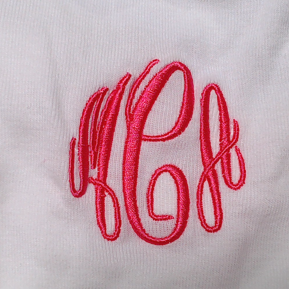 BLOOPER KIDS: Monogrammed Baby Layette Gown