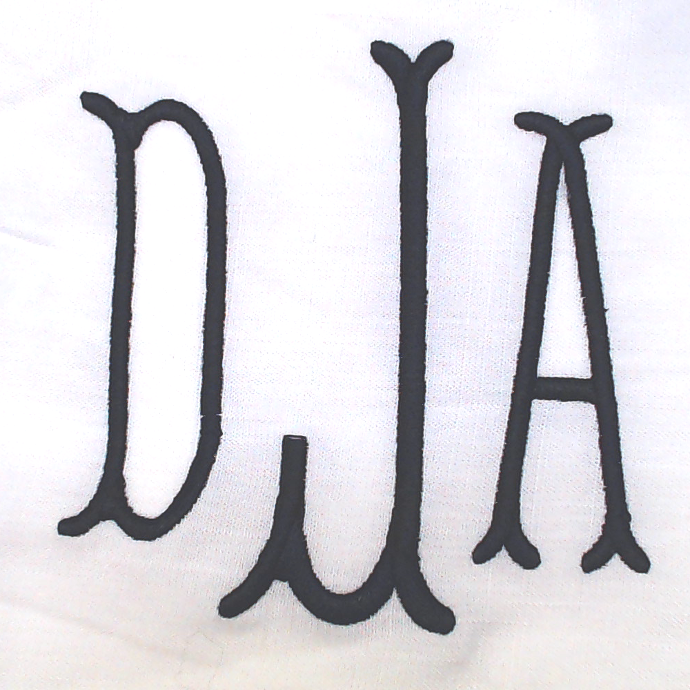 BLOOPER SWIM: Monogrammed Ruffle Cover Up