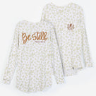 Monogrammed Faith Shirt | Snow Leopard