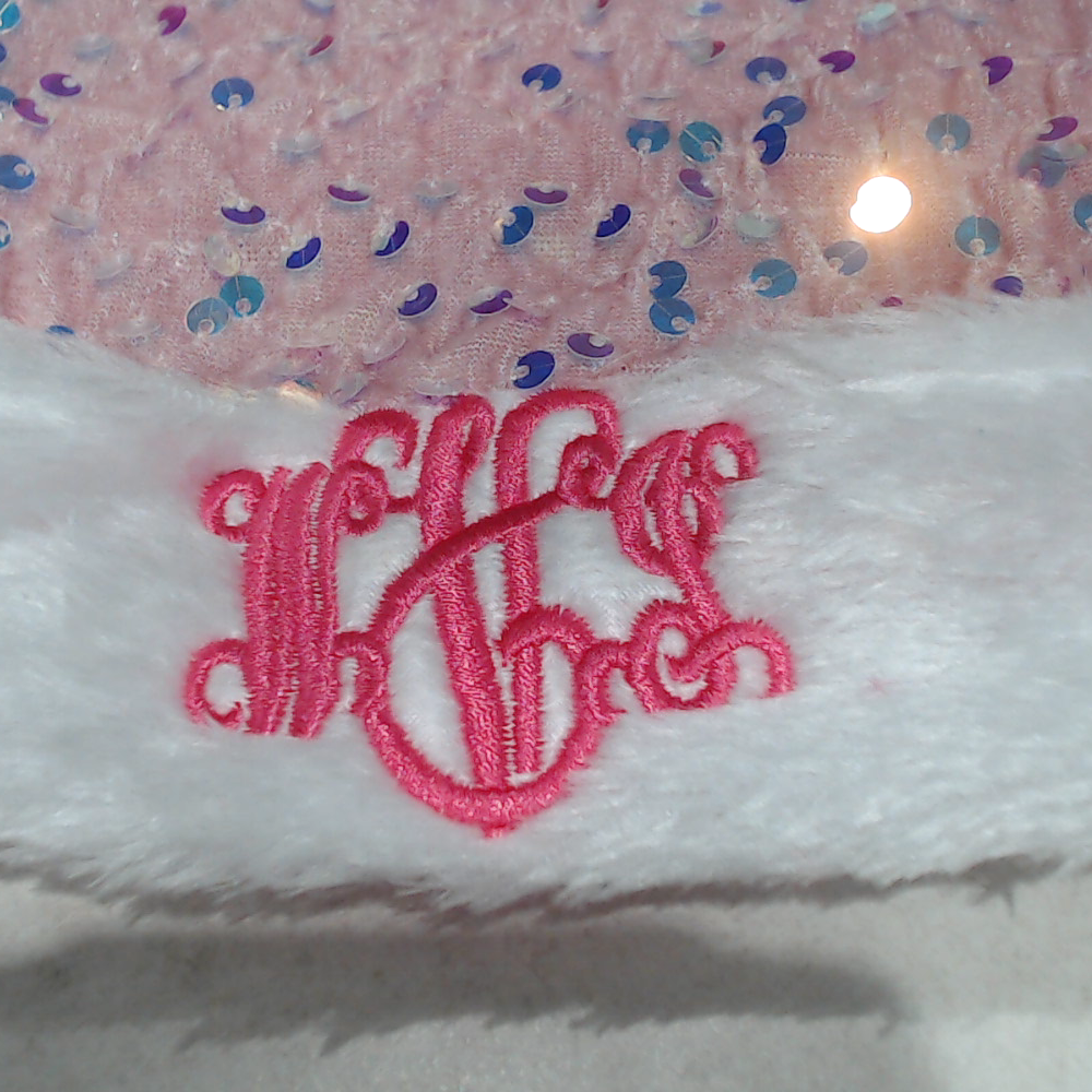 BLOOPER ACCESSORY: Personalized Santa Hat