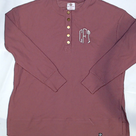 BLOOPER CLOTHING: Monogrammed Waffle Henley Tunic