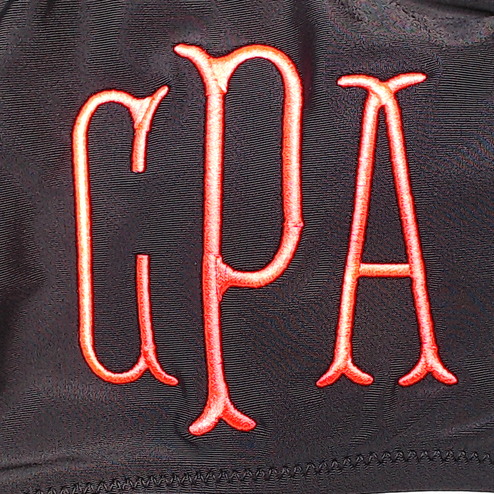 BLOOPER SWIM: Monogrammed Bandeau Top