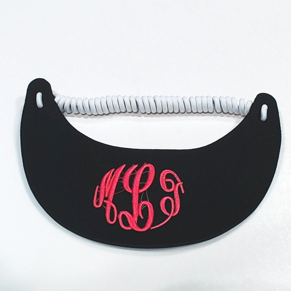 BLOOPER ACCESSORY: Monogrammed Foam Adjustable Visor