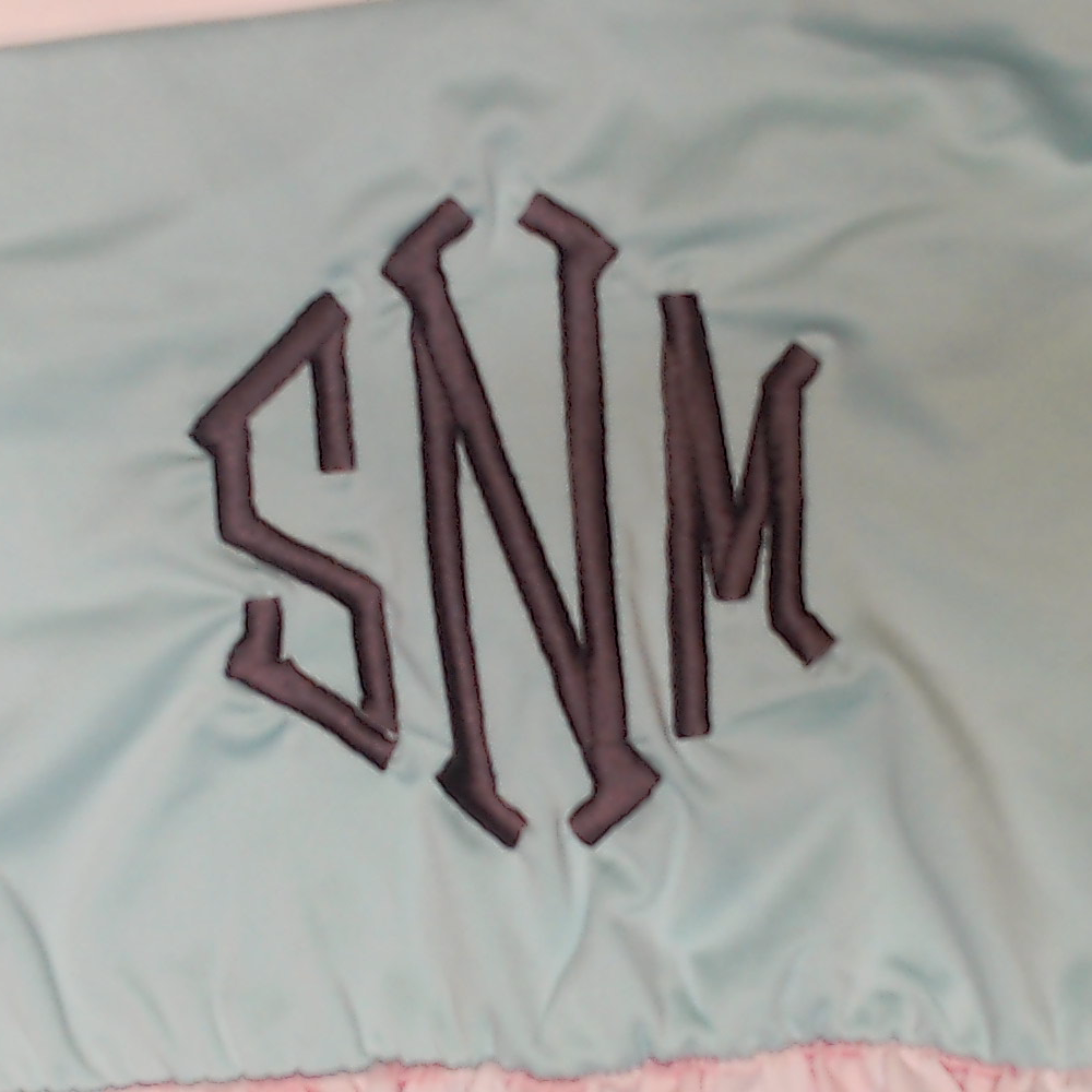 BLOOPER SWIM: Monogrammed Beach Cover Up