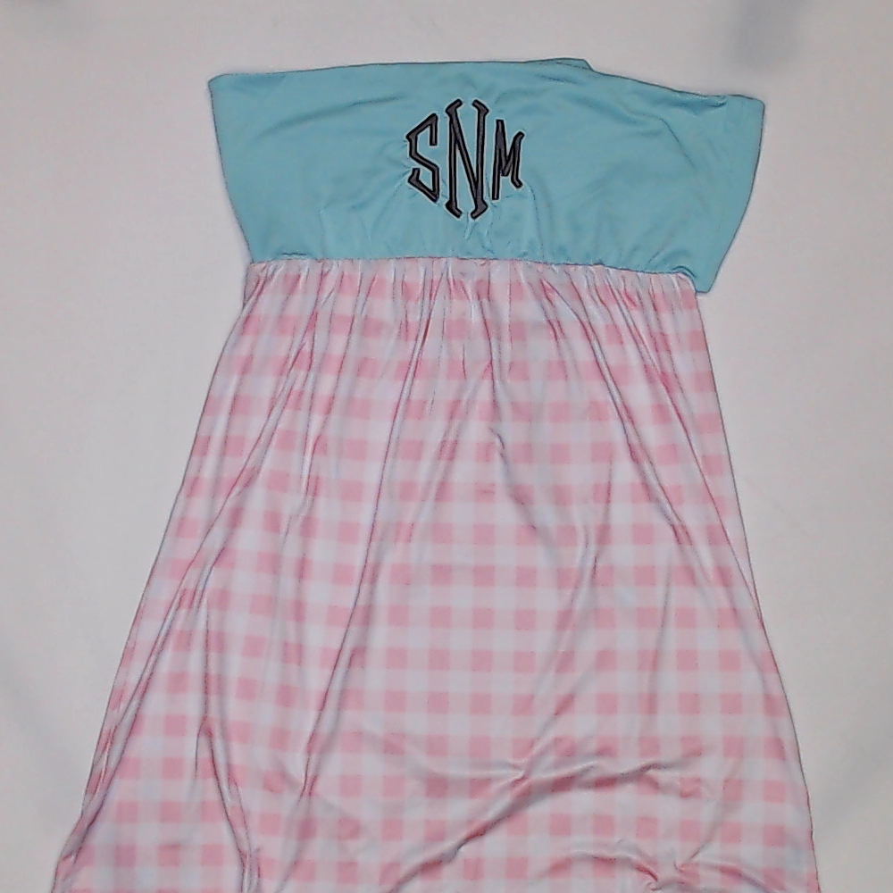 BLOOPER SWIM: Monogrammed Beach Cover Up
