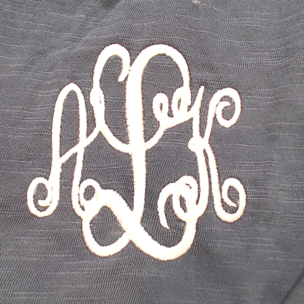 BLOOPER CLOTHING: Monogrammed Henley