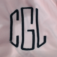 BLOOPER CLOTHING: Monogrammed Sequin Sports Sweatshirt