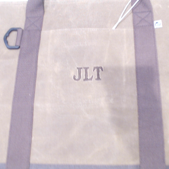 BLOOPER BAG: Personalized Waxed Canvas Cooler