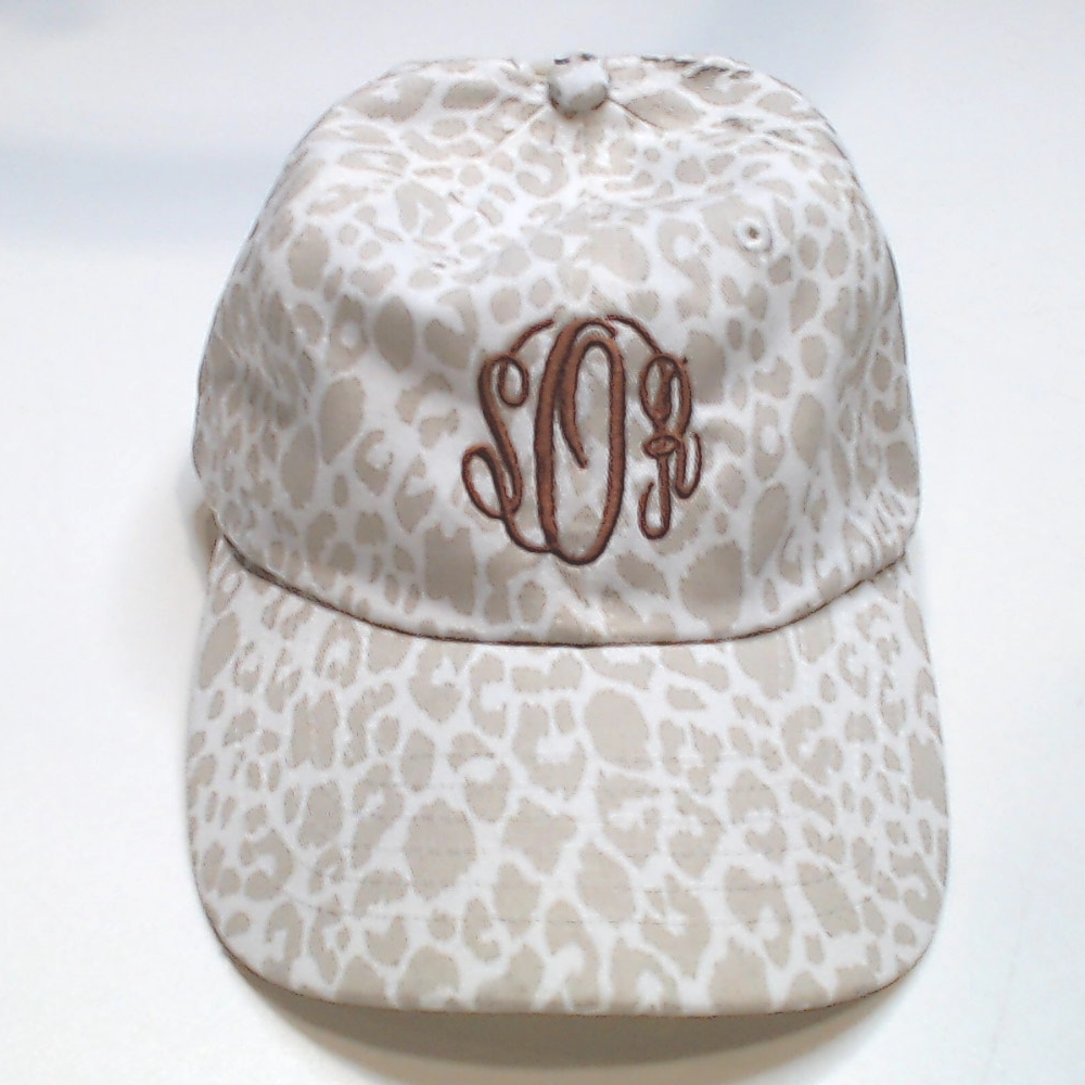 BLOOPER ACCESSORY: Monogrammed Baseball Hat