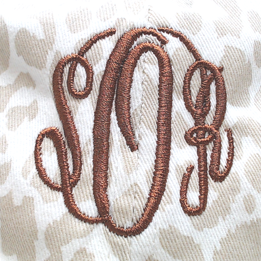 BLOOPER ACCESSORY: Monogrammed Baseball Hat