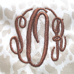 BLOOPER ACCESSORY: Monogrammed Baseball Hat