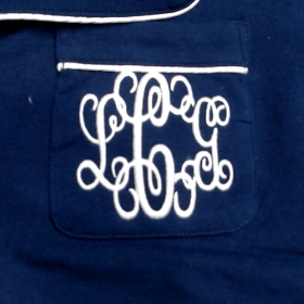 BLOOPER CLOTHING: Monogrammed Classic Sleep Top