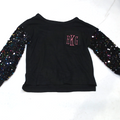 BLOOPER KIDS: Monogrammed Kids Sequin Sweatshirt