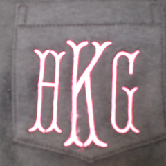 BLOOPER KIDS: Monogrammed Kids Sequin Sweatshirt