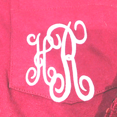 BLOOPER CLOTHING: Monogrammed Sequin Sleeve Sweatshirt