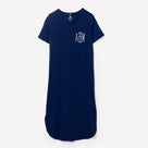 Monogrammed Midi Dress | Navy