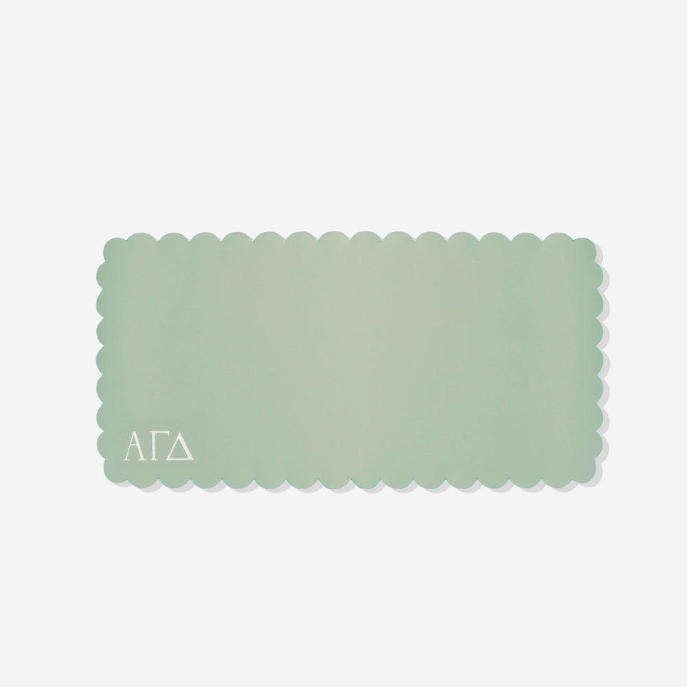Alpha Gamma Delta Desk Mat in Mint