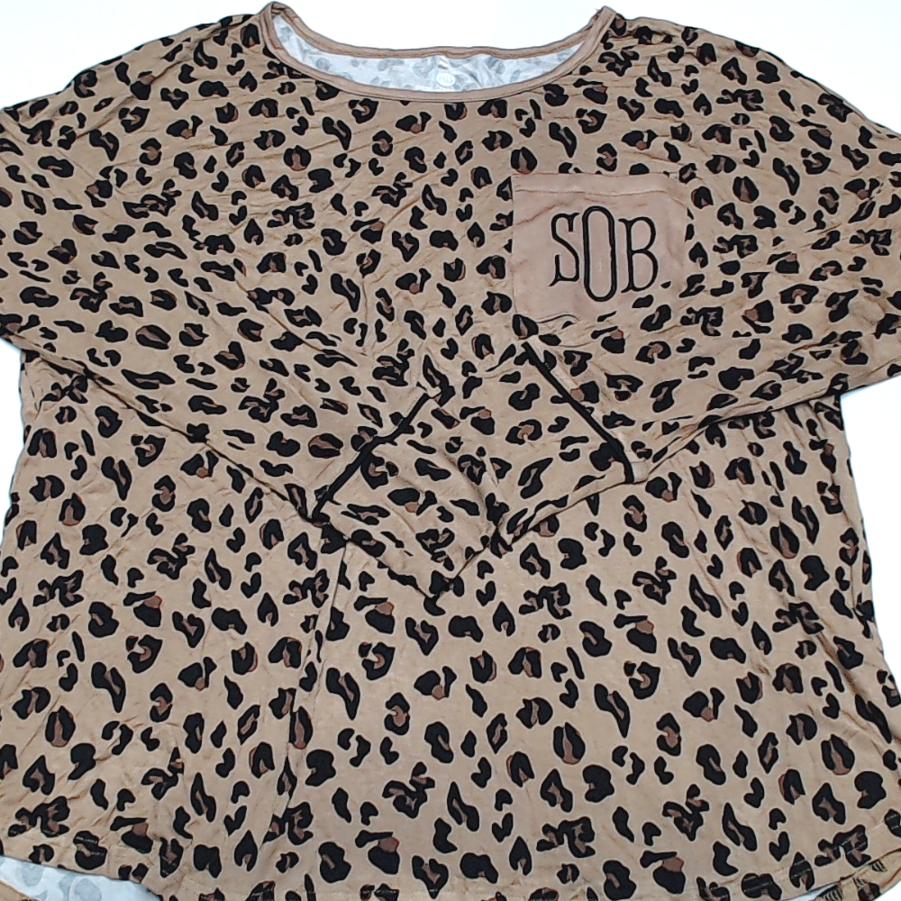BLOOPER CLOTHING: Monogrammed Pajama Shirt